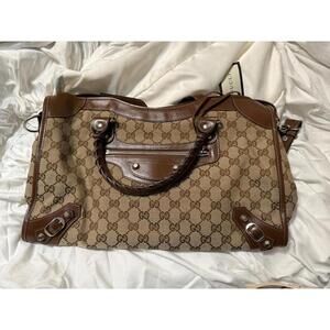 NWOT GuccixBalenciaga Hacker Project City Bag GG